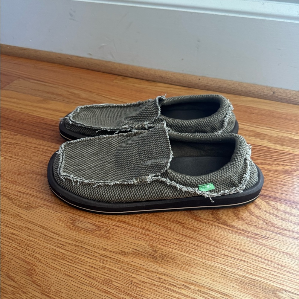 Sanuk Men's Loafers - Olive Brown